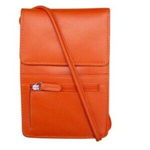 ILI RFID Leather Crossbody/Organizer